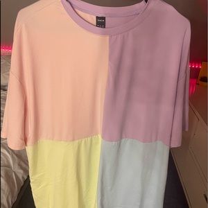 neon oversized t-shirt